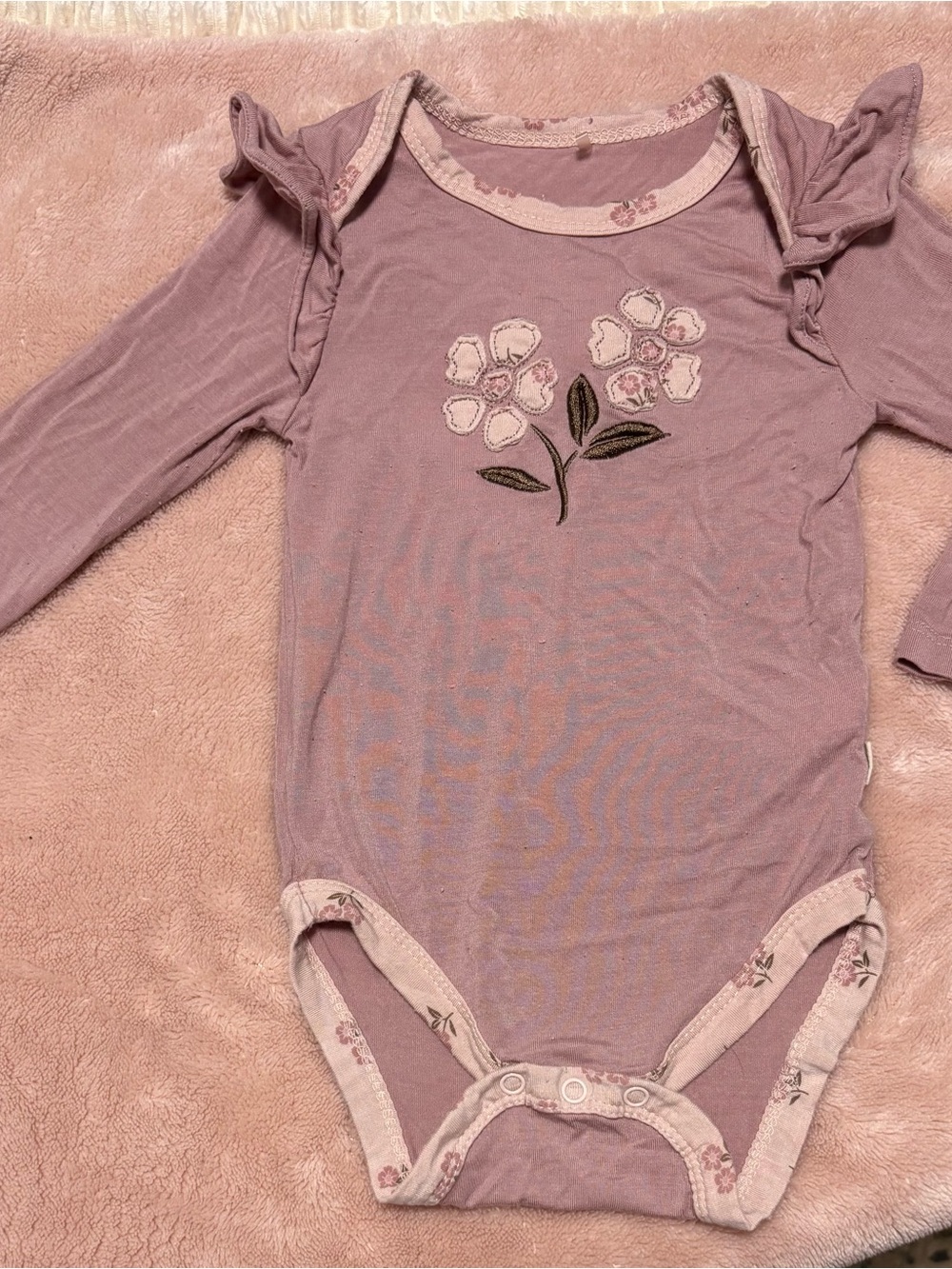 Snug Baby Girl Floral 2-Piece Outfit Set 3-6M